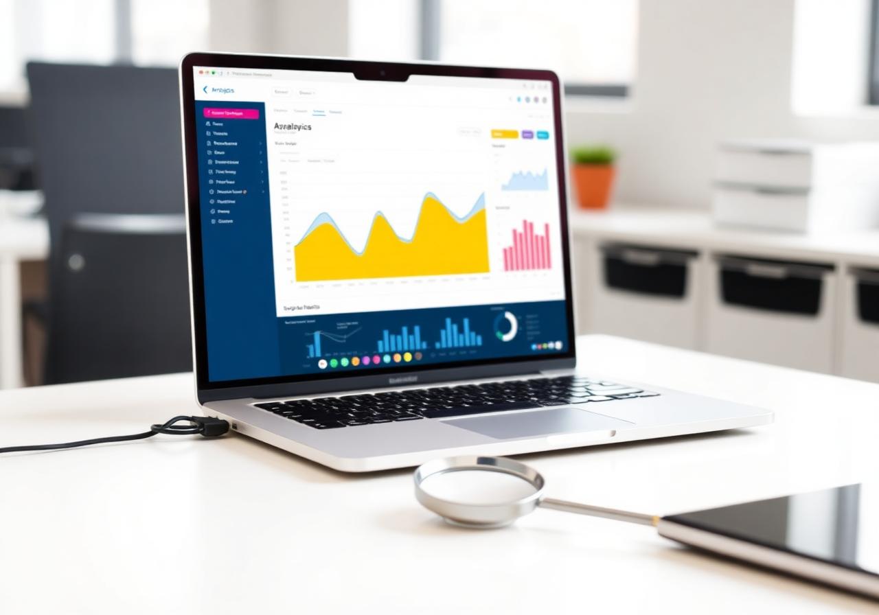 SEO analytics dashboard for a Sri Lankan website